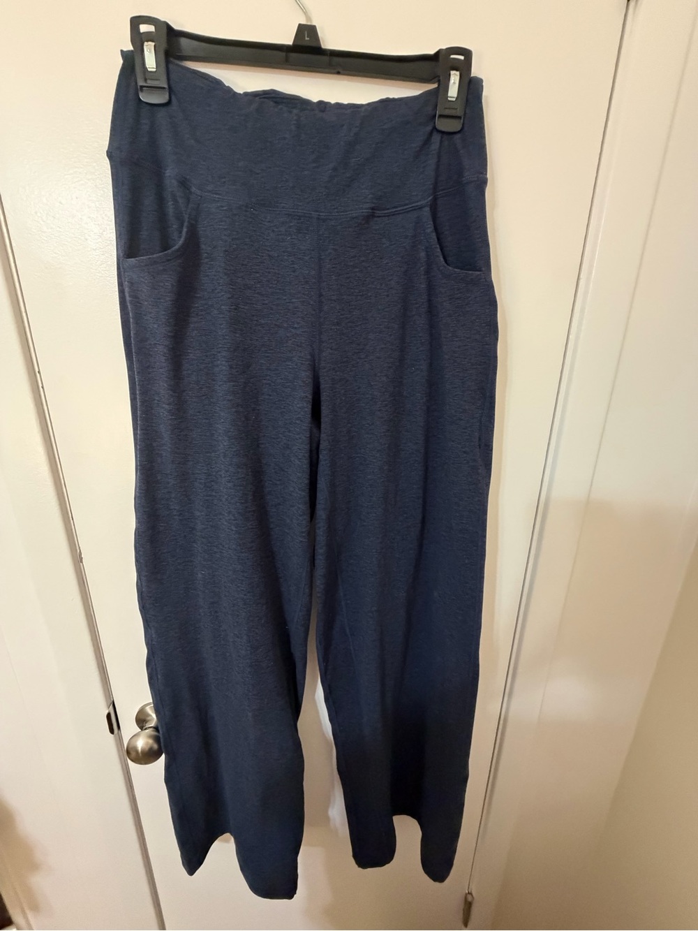 Amazon Wide Leg Pants in Navy Blue